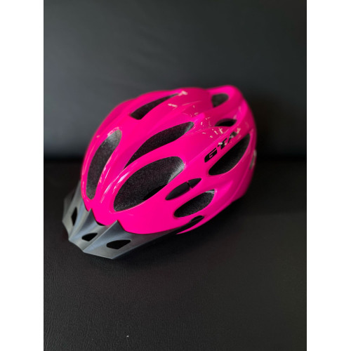 Capacete Bike Ciclismo MTB Start GTA Sinalizador Traseiro (ROSA)