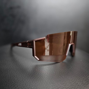 🕶️ Óculos de sol unissex estilo futurista – lente Única marrom